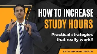 How to increase study hours - Practical strategies that really work!! #NEET #neetpg #neetpg2023