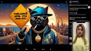 PreSale Нового мем токена на сети SOL с искусственным интеллектом SnoopCat 