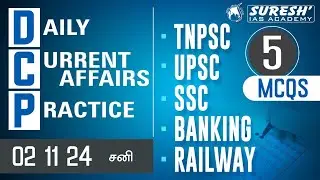 DAILY CURRENT AFFAIRS PRACTICE | NOVEMBER-02 | Suresh IAS Academy