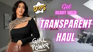 4K Transparent Lingerie Try On Haul 🍓