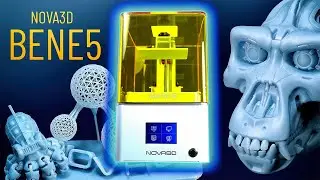 The Nova3D Bene5 - Resin 3D Printing features, unboxing, custom prints, and results! Follow along!