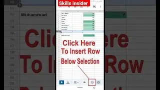 insert rows in Google sheets | Google sheets tutorials 