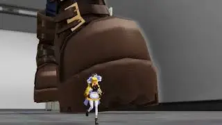 MMD Giantess | Marisa flea run (NO SOUND EFFECTS)