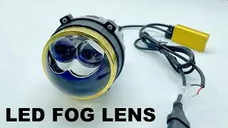 Waterproof LED fog lens 3 inches for Honda Toyota Nissan Ford