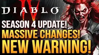 Diablo 4 Just Got A Massive Patch But Theres New Problems in Season 4...