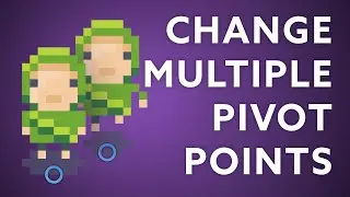 How To Change Multiple Pivot Points In The Sprite Editor | Unity Quick Tip