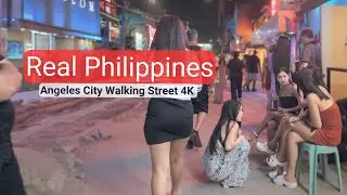 Real Angeles City Philippines Walking Street 4k60p Oct 19