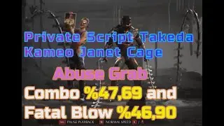 MK1 Takeda and Kameo Janet Cage Combo | MK1 Script Cronus Zen