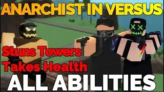 THE NEW ANARCHIST VERSUS TOWER.  ALL ABILITIES IN ACTION!  Tower Battles.  Tower Defense (Roblox)