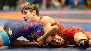 U15 Zhoriko Dvali (GEO) vs Narek Aleyan (ARM) 44kg final! Greco-roman boys youth wrestling.