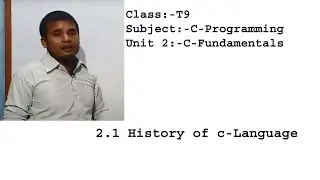 history of c programming in hindi |c language history| uni1 2 part1