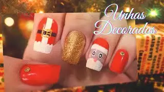 Unhas Decoradas Para o Natal Manual Bela e Simples