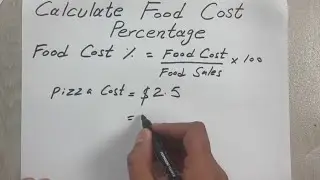 How to Calculate Food Cost Percentage - Food costs Formula - Cafe and Restaurant Tips