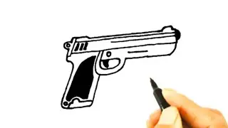 Как нарисовать пистолет/How to draw a gun