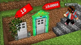 ДОРОГОЙ ПОДВАЛ ПРОТИВ ДЕШЁВОГО ПОДВАЛА В МАЙНКРАФТ | Компот Minecraft