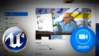 Unreal Virtual Production for Zoom Meetings