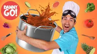 "In the Mood for Food!" Cooking Dance 🧑‍🍳🍗 Brain Break | Danny Go! Songs for Kids