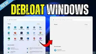 How to Debloat Windows 11/10⚡in 2024 With few EASY CLICKS !!