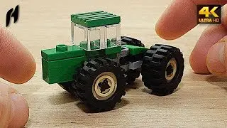 How to Build John Deere Articulated Tractor (MOC - 4K)