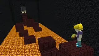 SECRET Lava Parkour in BedWars Lobby! (Blockman Go)