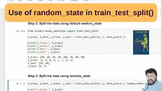 Use of random_state in train_test_split()