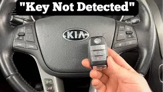 How to Start A 2014 - 2020 Kia Sorento With Dead Remote Key Fob Battery Key Not Detected