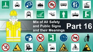 Mix of All Safety and Public Signs with their Meanings - Part 16