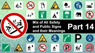 Mix of All Safety and Public Signs with their Meanings - Part 14