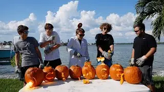 Exploding Pumpkins with Calcium Carbide