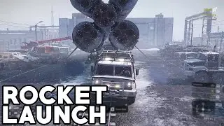 Snowrunner - Amur - Rocket Launch Finale + Rocket Launch Scene