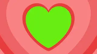 Green Screen Heart Round 💕 Free Green Screen Heart 💞 Love Symbol Chroma Key Background #greenscreen