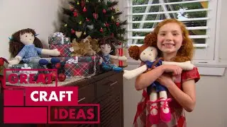 How to Make a Cute Handmade Doll | CRAFT | Great Home Ideas