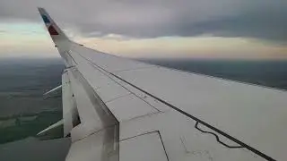 American Airlines 737-800 Landing into Minneapolis