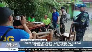 Chief tanod at guro, arestado sa iligal na baril sa Bani, Pangasinan