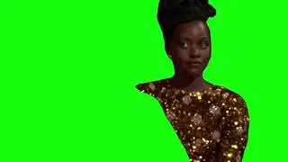 Lupita Nyong'o Reacting to "Keep My Wife's Name Out Your F***ing Mouth green screen 😜