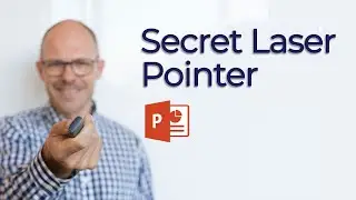 Hidden PowerPoint laser pointer (and it comes in three colors)