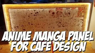 I Used Anime Manga Panel to Customize My Counter Table | Anime Content