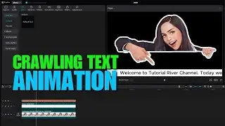 How to Make Crawling Text Animation in Capcut PC | Full Guide