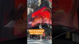 Times Square 3D Billboard 🔥 Cobra Kai