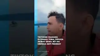 Tiktoker Diadang di Danau Toba, Diduga Akibat Sewa Jet Ski Mereka Sepi Peminat