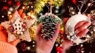 CHRISTMAS ornaments. EASY DIY crafts. ЁЛОЧНЫЕ игрушки БЫСТРО и ПРОСТО своими руками.