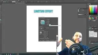 #3 - Adobe Illustrator 2019 Tutorial #3 - LIGHTING Effect - Extrude and Bevel 3D with Lights!