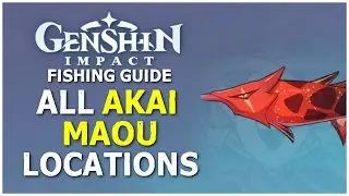 All Akai Maou Fish Locations - Genshin Impact