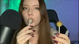 ASMR | 💚 2 Chupa Chups Lollipops🍭Biting and Chewing 🍭Tingly Mouth Sounds 💚