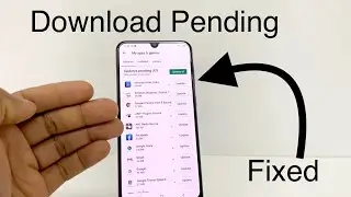 How to fix waiting for download Google Play Store samsung galaxy