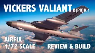 Airfix Vickers Valiant 2021 release 1/72 review and full build -  HD 720p