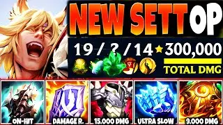 FINAL SETT FORM OF IMMORTAL BUILD: 300.000+ TOTAL DMG 🔥 LoL New Soul Fighter Sett Skin s13 Gameplay