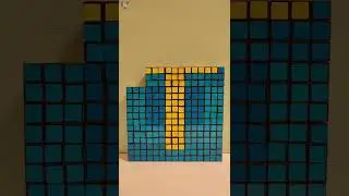 Казахстанский тенге, Символ тенге, Rubik's Cube 3х3х3, Stop Motion, 35 Cubes, 