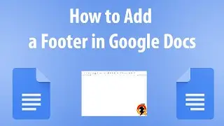 How to Add a Footer in Google Docs