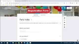 How to Create a Event or Other Registration Form With Google Forms Easily